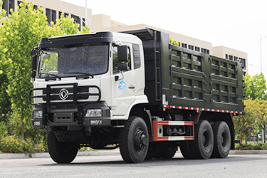 東風340馬力雙13噸后橋中型卡車_六驅專用車定制_三橋全驅越野型載貨